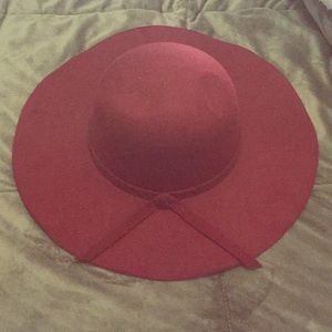 Burgundy Summer Hat